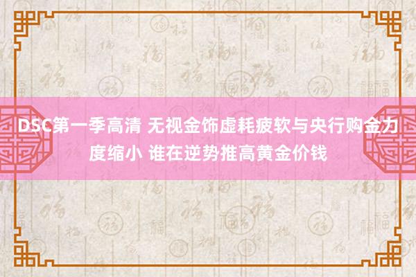 DSC第一季高清 无视金饰虚耗疲软与央行购金力度缩小 谁在逆势推高黄金价钱