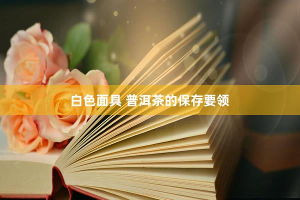 白色面具 普洱茶的保存要领