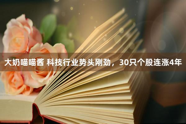 大奶喵喵酱 科技行业势头刚劲，30只个股连涨4年